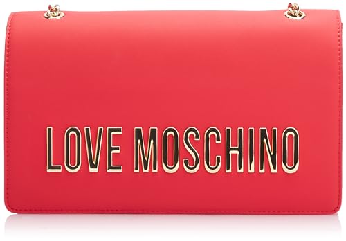 Love Moschino Damen Schultertasche, rot von Love Moschino