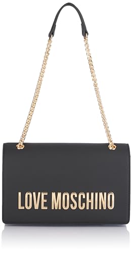 Love Moschino Damen Jc4192pp1lkd0000 Schultertasche, Schwarz von Love Moschino