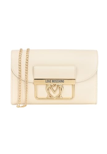 Love Moschino Damen Schultertasche, Elfenbein (RAL 1013) von Love Moschino