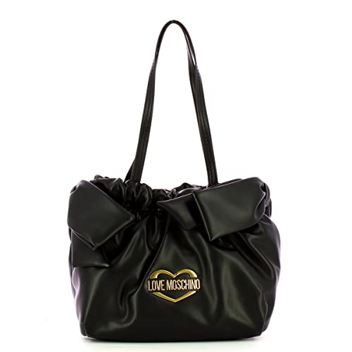 Love Moschino Damen Jc4213pp0gkh0000 Schultertasche, Schwarz von Love Moschino