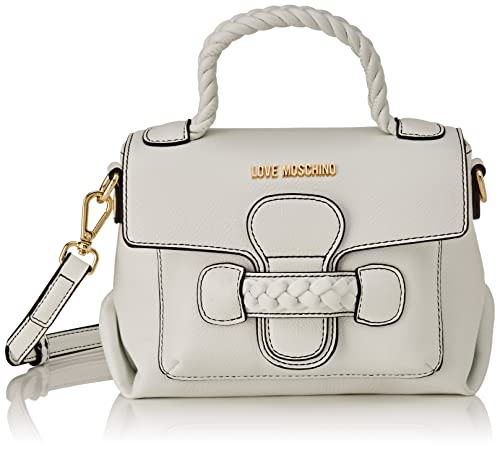 Love Moschino Damen Jc4221pp0gkj0100 Handtasche, Weiß von Love Moschino