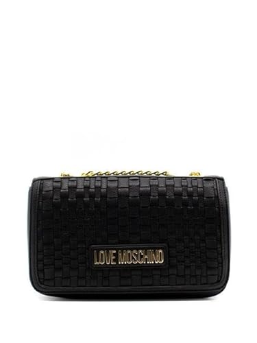 Love Moschino Damen Jc4239pp0gkm000 Schultertasche, Schwarz von Love Moschino