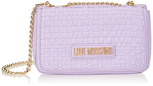 Love Moschino Damen Jc4239pp0gkm0651 Schultertasche, Lila von Love Moschino