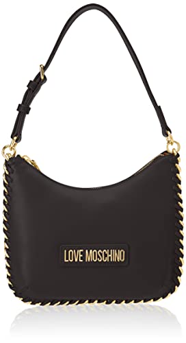 Love Moschino Damen Jc4243pp0gkq000 Schultertasche, Schwarz von Love Moschino