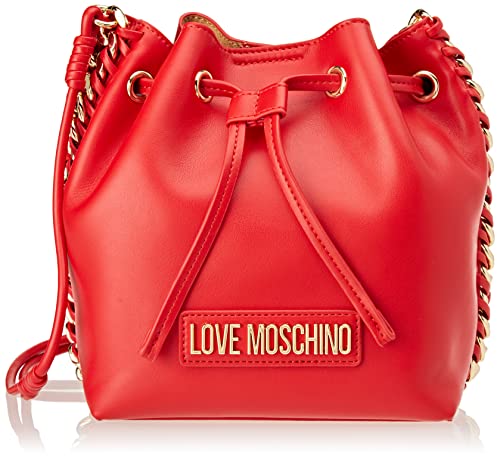 Love Moschino Damen Jc4244pp0gkq0500 Schultertasche, rot von Love Moschino