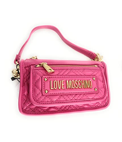 Love Moschino Damen Jc4250pp0gla0604 Schultertasche, Fuchsia von Love Moschino