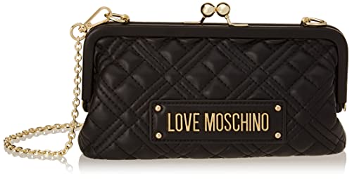 Love Moschino Damen Jc4252pp0gla000 Schultertasche, Schwarz von Love Moschino