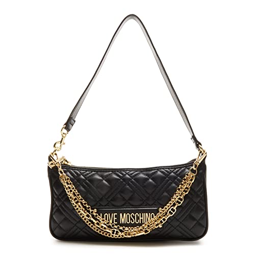 Love Moschino Damen Jc4258pp0gka000 Schultertasche, Schwarz von Love Moschino