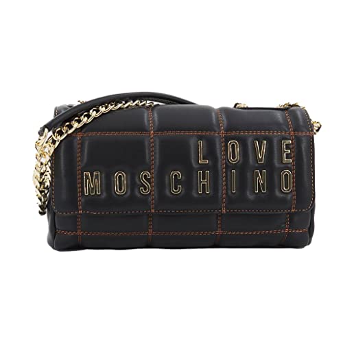 Love Moschino Damen Jc4260pp0gkb000 Schultertasche, Schwarz von Love Moschino