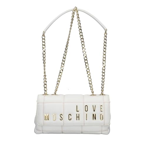 Love Moschino Damen Jc4260pp0gkb0100 Schultertasche, Weiß von Love Moschino