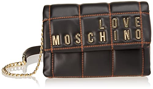 Love Moschino Damen Jc4262pp0gkb000 Schultertasche, Schwarz von Love Moschino