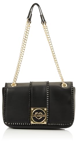 Love Moschino Damen Jc4270pp0ikf0000 Schultertasche, Schwarz von Love Moschino