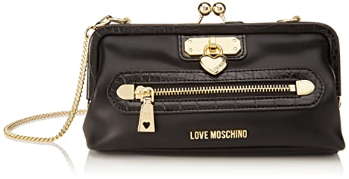 Love Moschino Damen Jc4280pp0gkd100a Schultertasche, Schwarz von Love Moschino