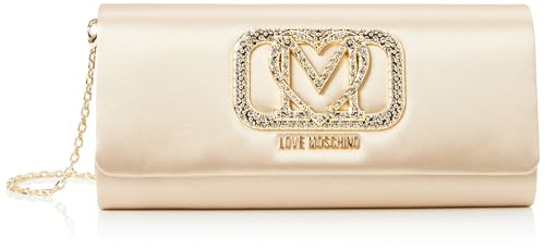 Love Moschino Damen Schultertasche, Champagner Schultertasche, Champagner von Love Moschino