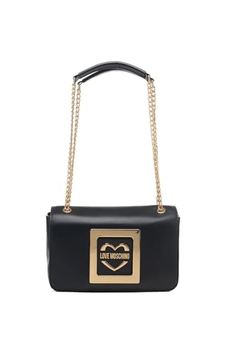 Love Moschino Damen Jc4301pp0gkv000 Schultertasche, Schwarz von Love Moschino