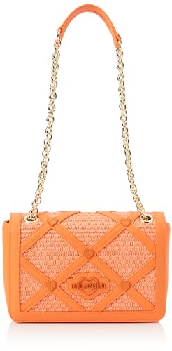 Love Moschino Damen Jc4313pp0iko145a Schultertasche, Orange von Love Moschino