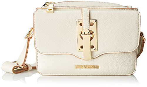 Love Moschino Damen Jc4317pp0gkw0103 Schultertasche, Ecru von Love Moschino