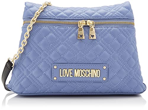 Love Moschino Damen Jc4318pp0fla0602 Umhängetasche, hellblau, Einheitsgröße von Love Moschino