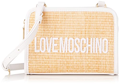 Love Moschino Damen Jc4319pp0gkn110a Schultertasche, Weiß von Love Moschino