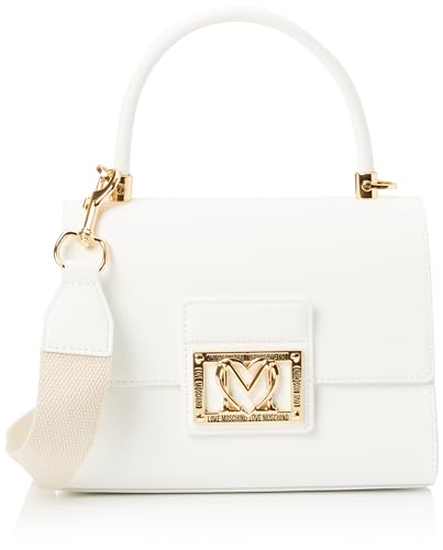 Love Moschino Damen Handtasche, Weiß Handtasche, Weiß von Love Moschino