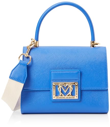 Love Moschino Damen Handtasche, blau Handtasche, blau von Love Moschino