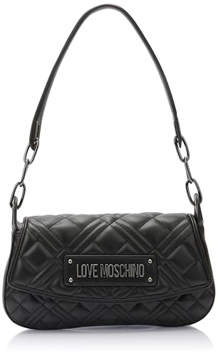 Love Moschino Damen Jc4372pp0lla000a Schultertasche, Schwarz von Love Moschino