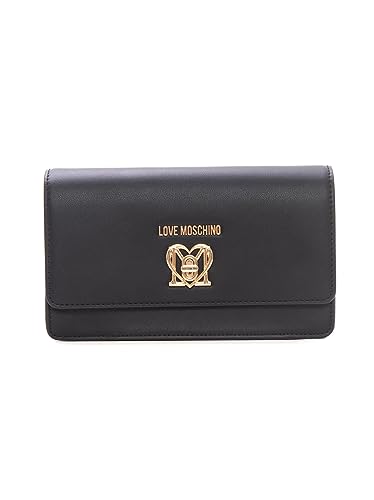 Love Moschino Damen Jc4393pp0gko000 Schultertasche, Schwarz von Love Moschino