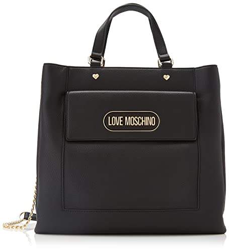 Love Moschino Damen Jc4398pp0fkp000 Handtasche, Schwarz, Einheitsgröße von Love Moschino