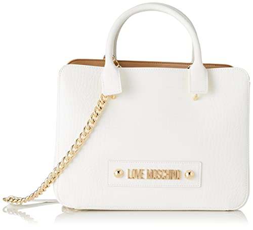 Love Moschino Damen Jc4424pp0fks0120 Handtasche, Weiß, Einheitsgröße von Love Moschino