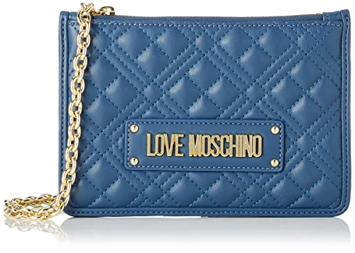 Love Moschino JC4317PP0FLA0750, Damen Umhängetasche, Blau, Einheitsgröße von Love Moschino