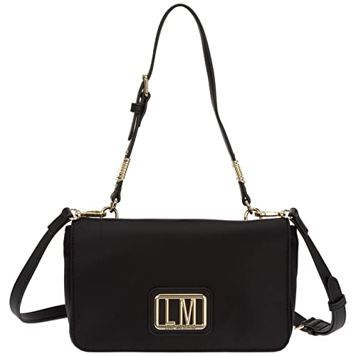 Love Moschino damen lm plaque Schultertasche nero von Love Moschino