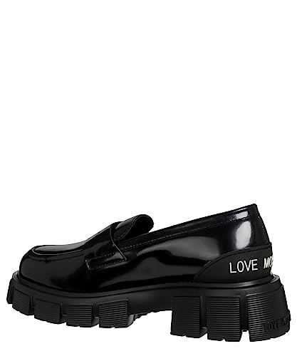 Love Moschino Damen Mokassins Black 36 EU von Love Moschino