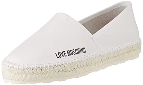 Love Moschino Damen Neue Vorkollektion Frühling Sommer 2022 Hausschuh, Weiß, 37 EU von Love Moschino