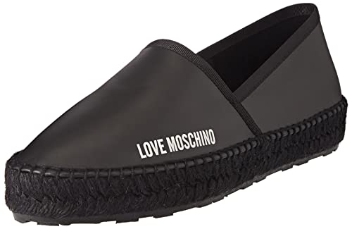 Love Moschino Damen Neue Vorkollektion Frühling Sommer 2022 Hausschuh, Schwarz, 36 EU von Love Moschino