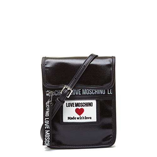 Love Moschino Damen SS21 Schultertasche Frühling Sommer 2021, Schwarz, Normal von Love Moschino