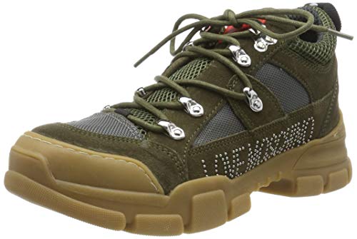 Love Moschino Damen Scarpadonna Trekking Hohe Sneaker, Grün (Verde 85a), 36 EU von Love Moschino