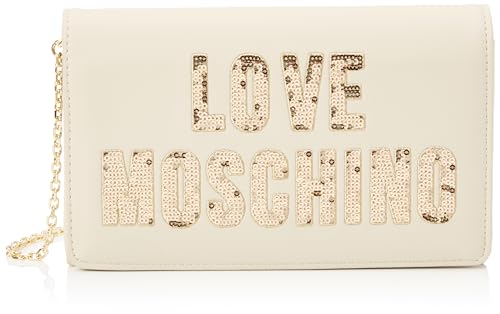 Love Moschino Damen Schultertasche, Elfenbein Schultertasche, Elfenbein von Love Moschino