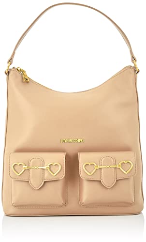 Love Moschino Damen Schultertasche, Nude, Einheitsgröße von Love Moschino