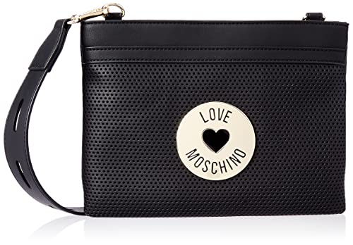 Love Moschino Damen Schultertasche, Schwarz von Love Moschino