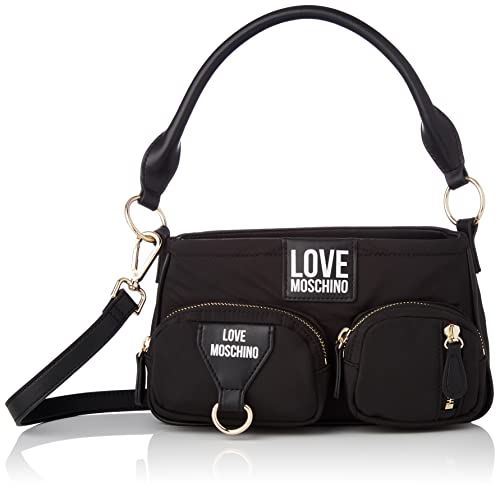 Love Moschino Damen Schultertasche, Schwarz von Love Moschino