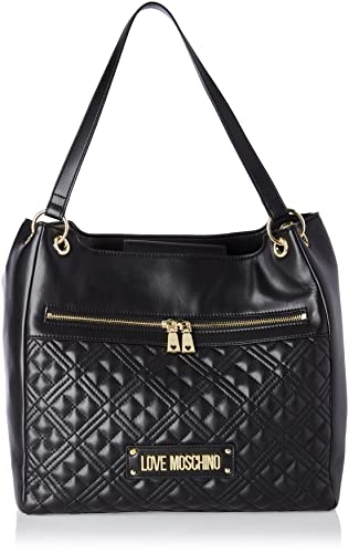 Love Moschino Damen Schultertasche, Schwarz von Love Moschino