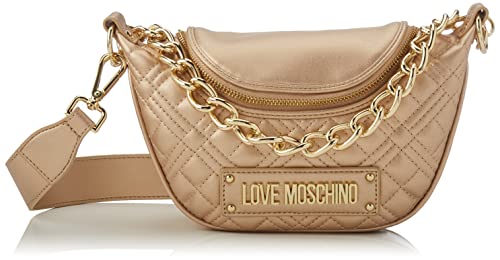 Love Moschino Damen Schultertasche, Stahlgrau von Love Moschino