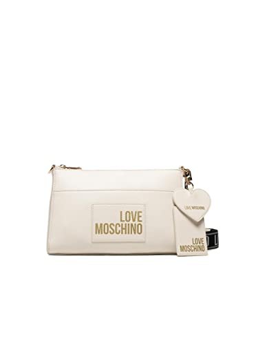 Love Moschino Damen Borsa A Spalla Schultertasche, Weiß von Love Moschino