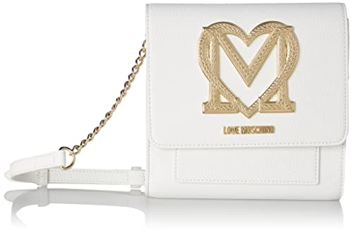 Love Moschino Damen Schultertasche, Weiß von Love Moschino