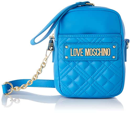 Love Moschino Damen Schultertasche, blau von Love Moschino