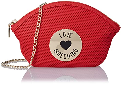 Love Moschino Damen Schultertasche, rot von Love Moschino