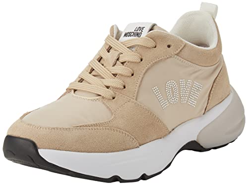 Love Moschino Damen Sneakerd.sporty50 Crosta+Nylon Sneaker, Mehrfarbig, 40 EU von Love Moschino