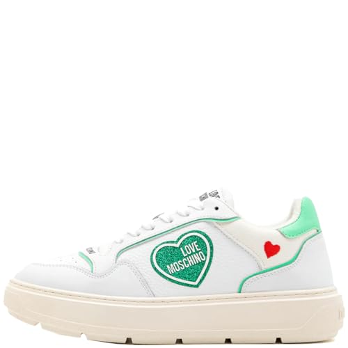 Love Moschino Damen Sneakers, Mehrfarbig, 37 EU von Love Moschino