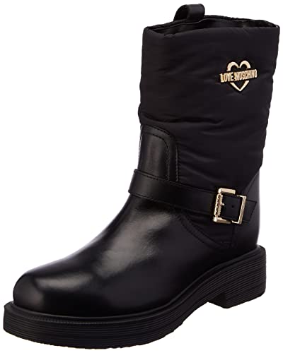 Love Moschino Damen St.ttod.city40 Vitello+Nylon Stiefelette, Mehrfarbig, 36 EU von Love Moschino