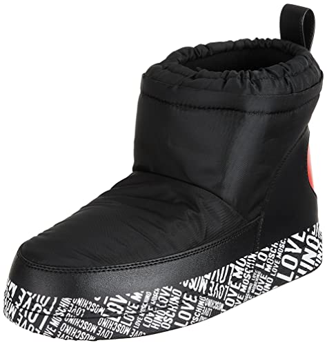 Love Moschino Damen St.ttod.skiboot20 Nylon Stiefelette, Schwarz, 41 EU von Love Moschino